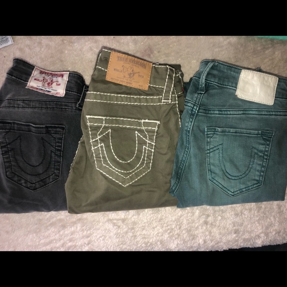 TRUE RELIGION JEANS & SHORTS. Size 23-24 & 25 - Picture 3 of 3